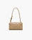 The Quilted Mini Dual Shoulder Bag camel
